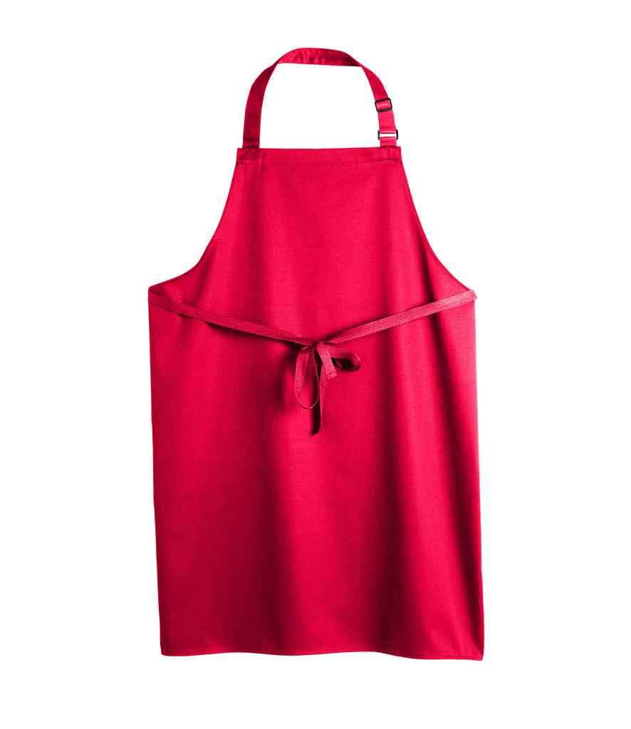 Dennys Polyester Bib Apron | Red Apron Dennys style-de100 Schoolwear Centres