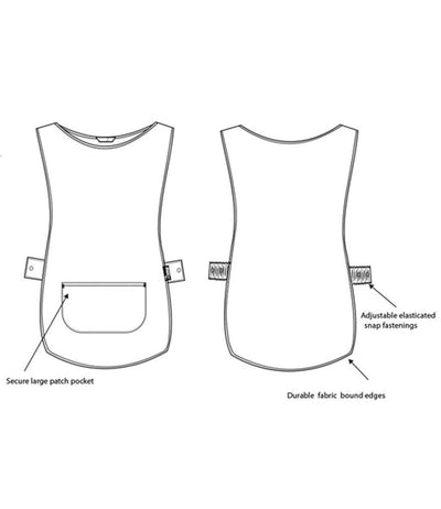 Dennys Tabard with Pocket | Navy Tabard Dennys style-de111 Schoolwear Centres