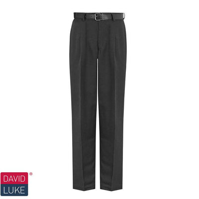 Senior Trouser, Single Pleat - Black | Navy | Charcoal | Grey - Schoolwear Centres | School Uniform Centres