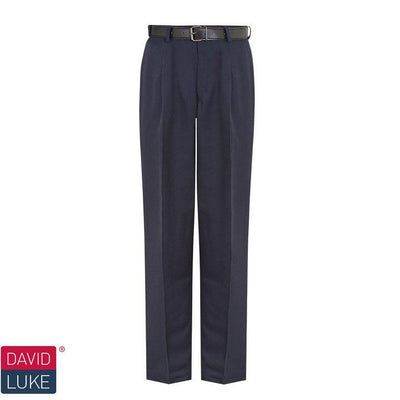 Senior Trouser, Single Pleat - Black | Navy | Charcoal | Grey - Schoolwear Centres | School Uniform Centres