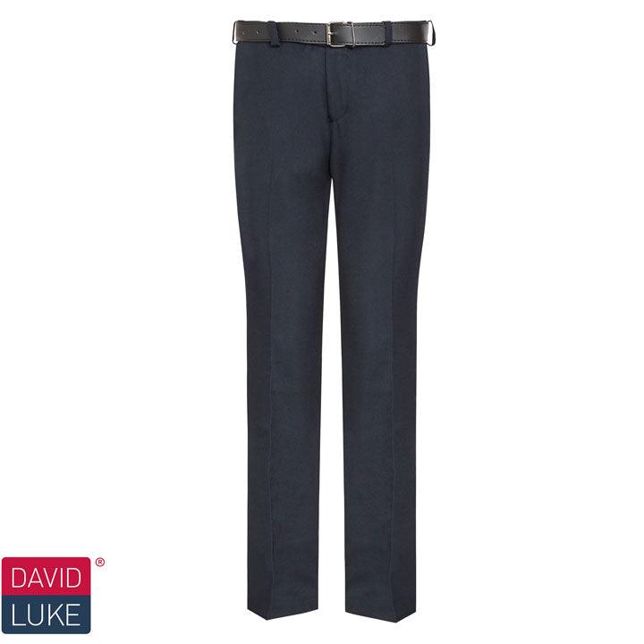 Slim Fit Flat Front Senior Trouser | Black | Navy | Charcoal | Grey - Schoolwear Centres | School Uniform Centres