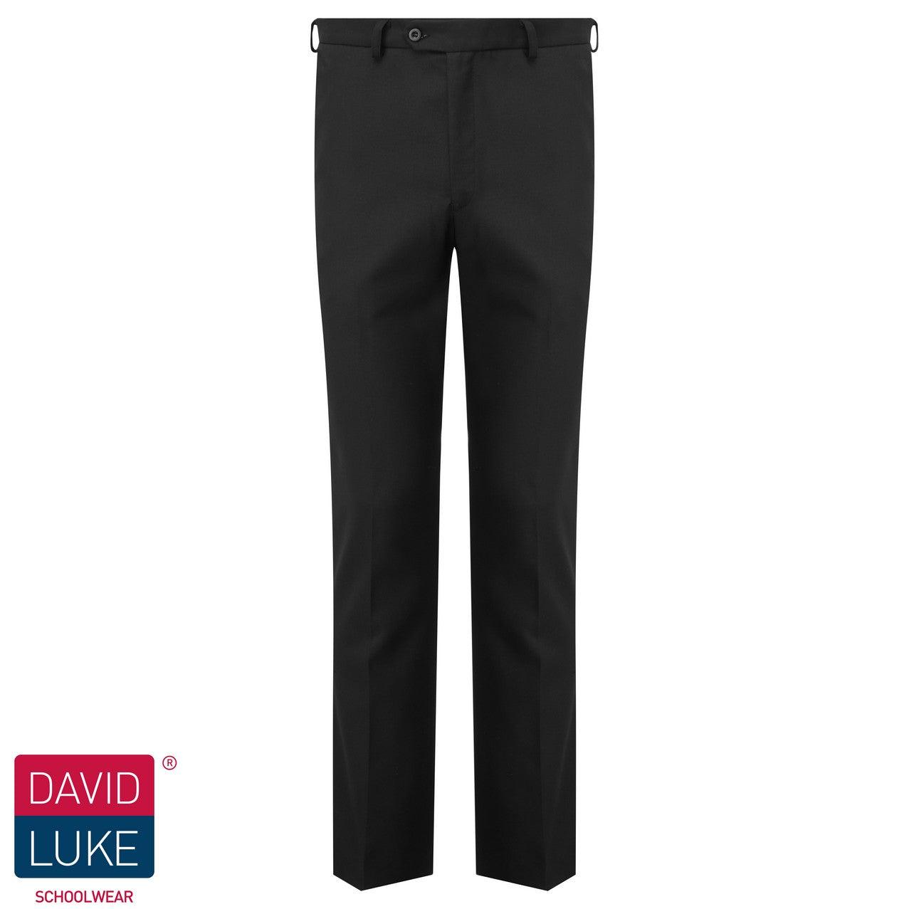Slim Fit Flat Front Senior Trouser | Black | Navy | Charcoal | Grey - Schoolwear Centres | School Uniform Centres