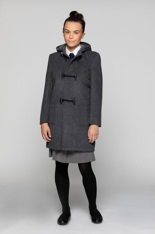 Duffle Coat | Grey | Navy - Schoolwear Centres | School Uniforms near me