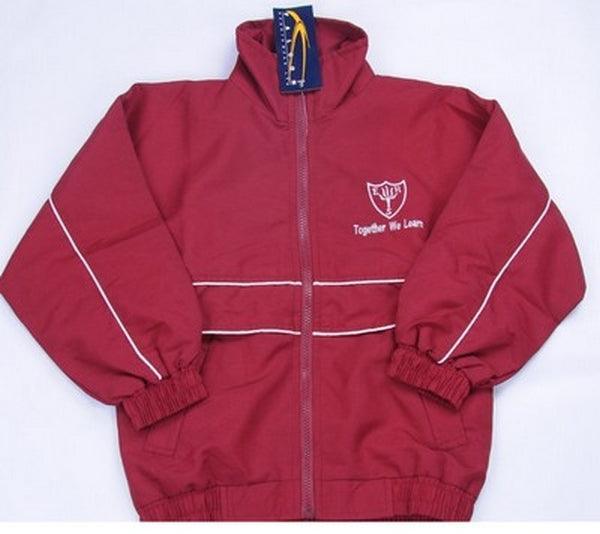 Earls Hall Primary School | Maroon Tracksuit Top with School Logo - Schoolwear Centres | School Uniforms near me