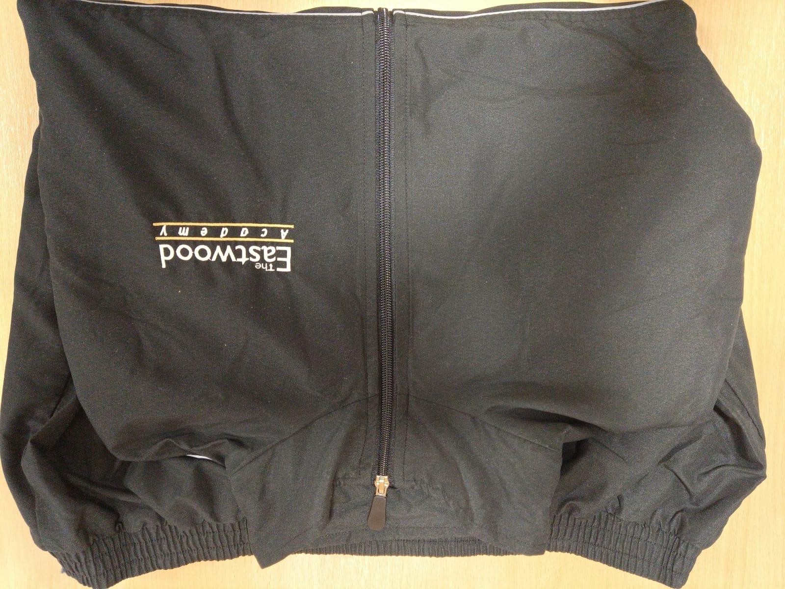 Eastwood Academy School - Black Tracksuit Top with School Logo - Schoolwear Centres | School Uniform Centres