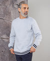 Sweatshirt with striped cuffs 