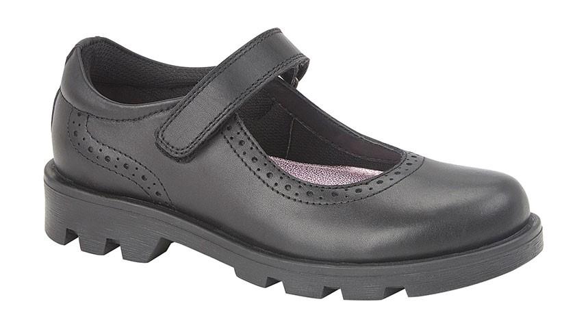 ROAMERS [KIDS G192A] Touch Fastening Bar Shoe - Schoolwear Centres | School Uniform Centres