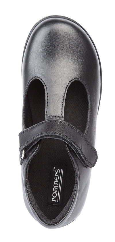 ROAMERS  [KIDS]  Touch Fastening T-Bar Girls Shoe - Schoolwear Centres | School Uniform Centres