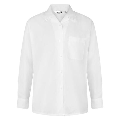 Girls 2pk Long Sleeve (Non Iron) Revere Collar Blouse - Schoolwear Centres | School Uniform Centres