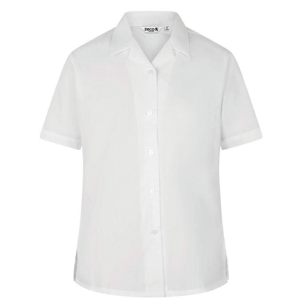 Short Sleeve Revere Blouses - Twin Packs - Schoolwear Centres | School Uniform Centres