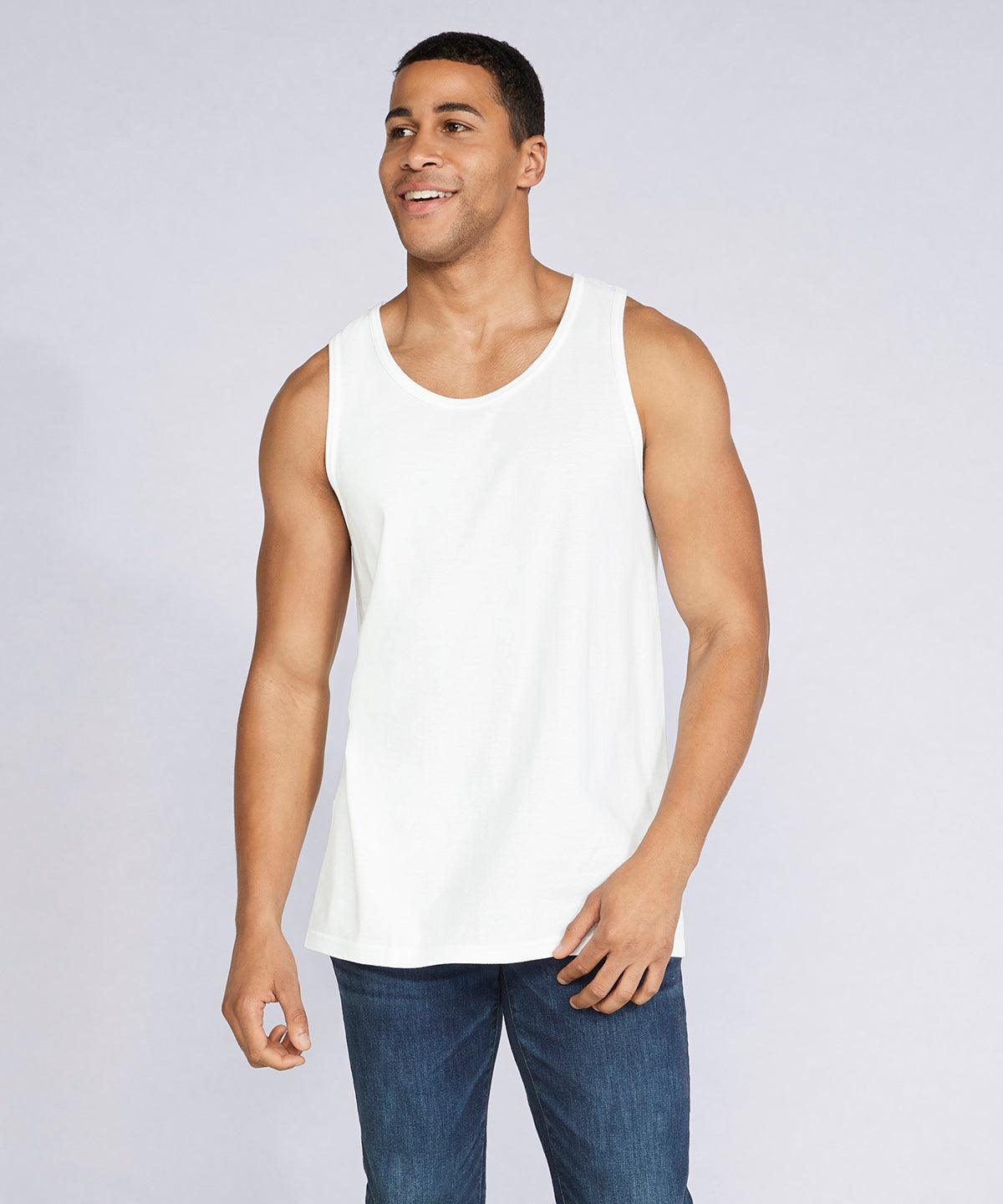 Red - Softstyle™ adult tank top Vests Gildan T-Shirts & Vests Schoolwear Centres