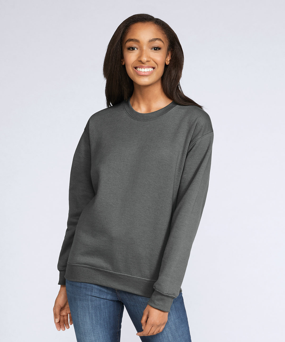 Softstyle™ midweight fleece adult crew neck