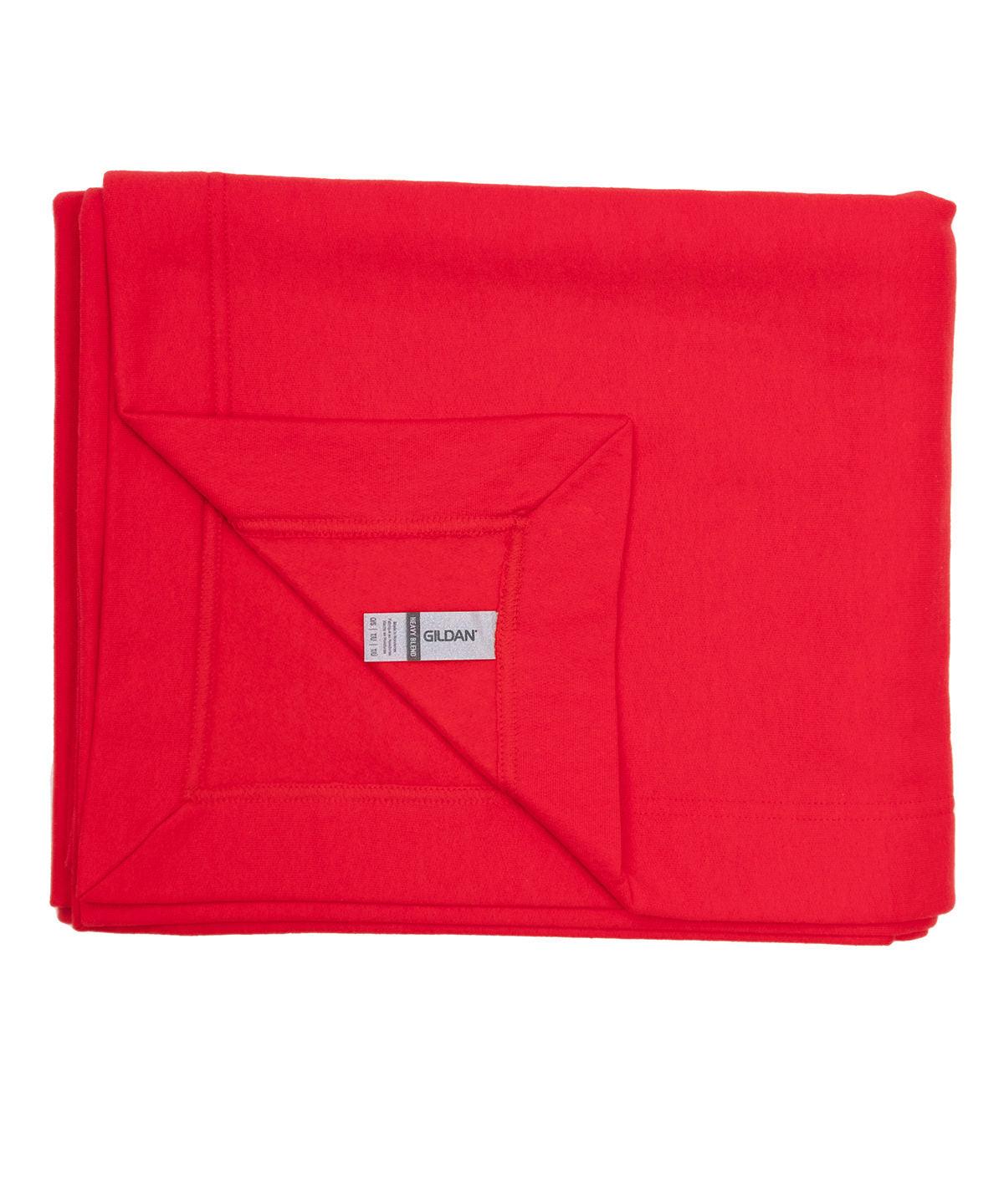 Red - Heavy Blend™ fleece stadium blanket Blankets Gildan Homewares & Towelling, New Styles for 2023 Schoolwear Centres