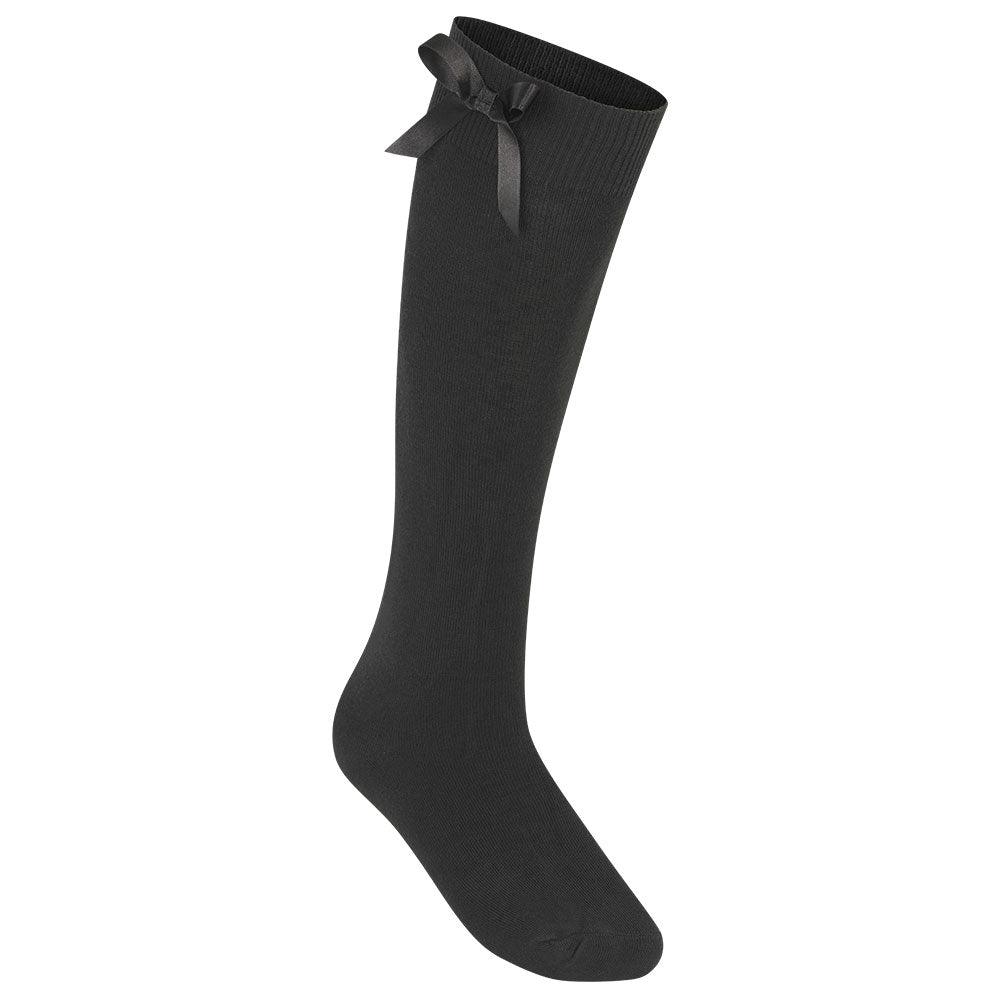 knee High Socks | knee High with Bow | 1 Pair - available in 9 colours - Schoolwear Centres | School Uniforms near me