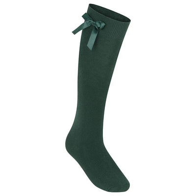 knee High Socks | knee High with Bow | 1 Pair - available in 9 colours - Schoolwear Centres | School Uniforms near me
