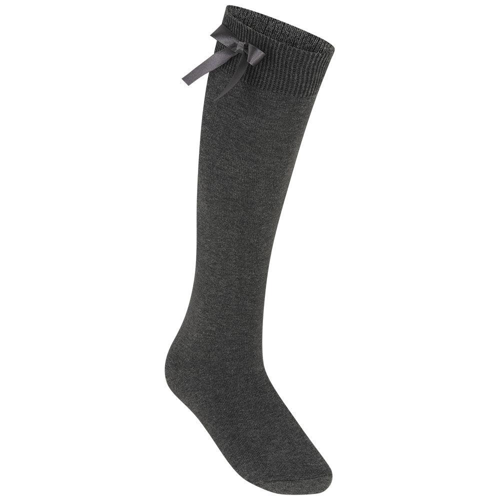 knee High Socks | knee High with Bow | 1 Pair - available in 9 colours - Schoolwear Centres | School Uniforms near me