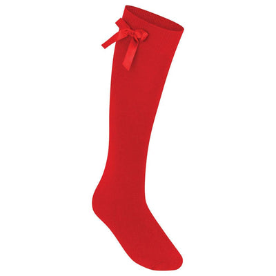 knee High Socks | knee High with Bow | 1 Pair - available in 9 colours - Schoolwear Centres | School Uniforms near me