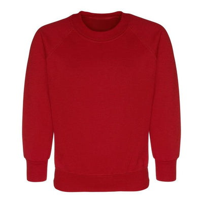 Ghyllgrove Community Primary School | Red Sweatshirt with School Logo - Schoolwear Centres | School Uniforms near me