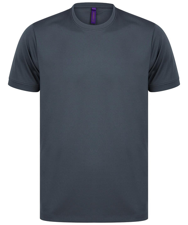 Charcoal - Hi Cool performance t-shirt T-Shirts Henbury Activewear & Performance, New For 2021, New Styles For 2021, Plus Sizes, Safe to wash at 60 degrees, T-Shirts & Vests Schoolwear Centres