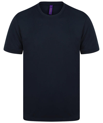 Navy - Hi Cool performance t-shirt T-Shirts Henbury Activewear & Performance, New For 2021, New Styles For 2021, Plus Sizes, Safe to wash at 60 degrees, T-Shirts & Vests Schoolwear Centres
