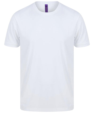 White - Hi Cool performance t-shirt T-Shirts Henbury Activewear & Performance, New For 2021, New Styles For 2021, Plus Sizes, Safe to wash at 60 degrees, T-Shirts & Vests Schoolwear Centres