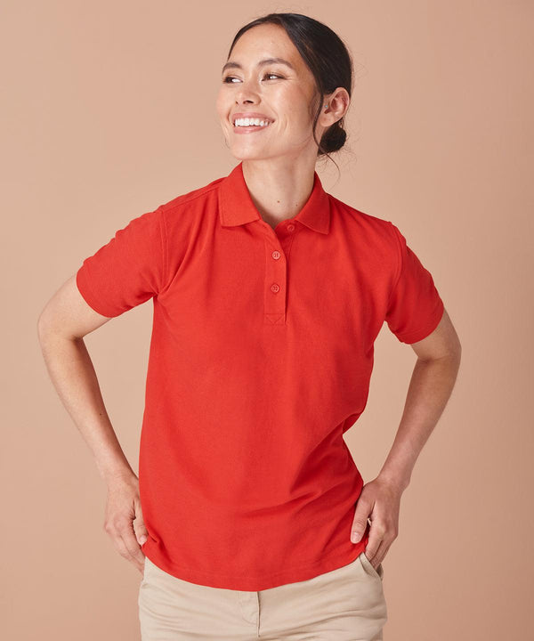 Mid Blue - Women's 65/35 polo shirt Polos Henbury Must Haves, Plus Sizes, Polos & Casual, Raladeal - Recently Added, Safe to wash at 60 degrees, Sale, Women's Fashion Schoolwear Centres