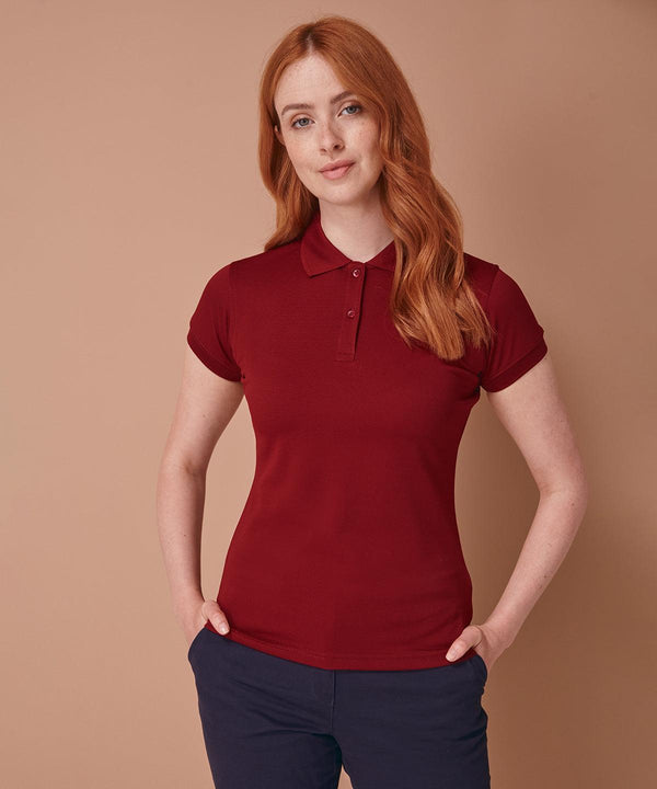 Heather Grey - Women's Coolplus® polo shirt Polos Henbury Must Haves, Plus Sizes, Polos & Casual, Raladeal - Recently Added, Safe to wash at 60 degrees, Women's Fashion Schoolwear Centres