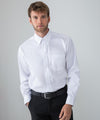 White* - Long sleeve lightweight Oxford Shirts Henbury Plus Sizes, Raladeal - Recently Added, Shirts & Blouses, Workwear Schoolwear Centres