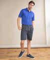Teflon®-coated double pleat front chino shorts