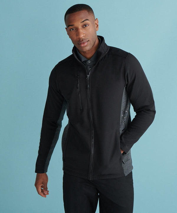 Black/Charcoal - Softshell jacket Jackets Henbury Jackets & Coats, Plus Sizes, Rebrandable, Softshells Schoolwear Centres