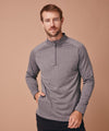 Grey Marl - ¼ zip top with wicking finish Sweatshirts Henbury Sweatshirts Schoolwear Centres