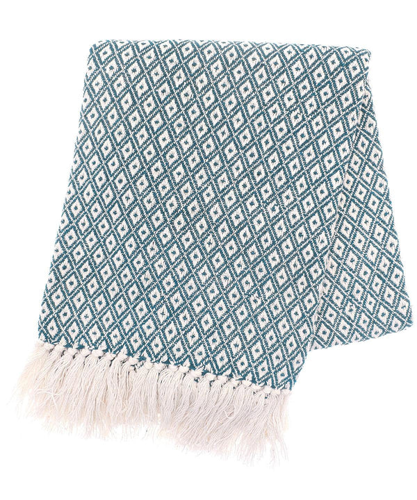 Blue - Oxford recycled throw Blankets Home & Living Home Comforts, Homewares & Towelling, New in Schoolwear Centres