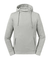 Pure organic high collar hooded sweatshirt