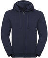 Authentic melange zipped hood sweatshirt