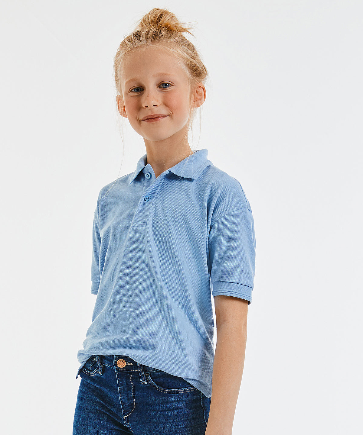 Kids hard-wearing polo shirt