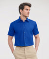 Short sleeve easycare tailored Oxford shirt