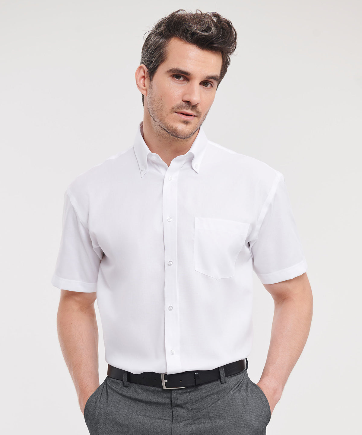 Short sleeve ultimate non-iron shirt