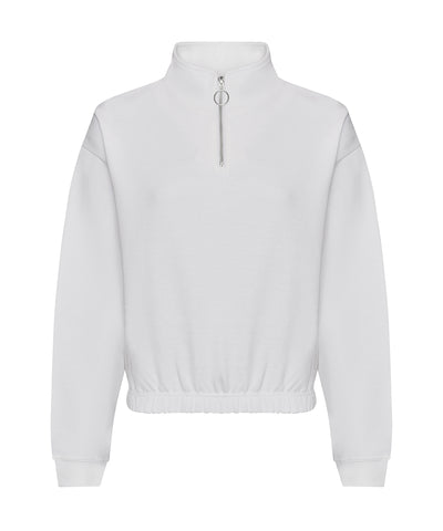 Women's cropped ¼-zip sweat