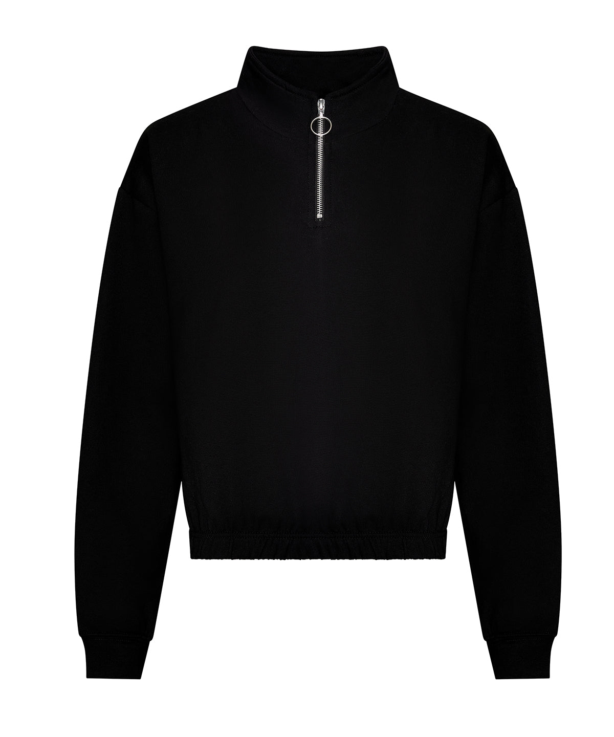 Women's cropped ¼-zip sweat