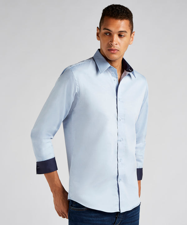 Contrast premium Oxford shirt long-sleeved (tailored fit)