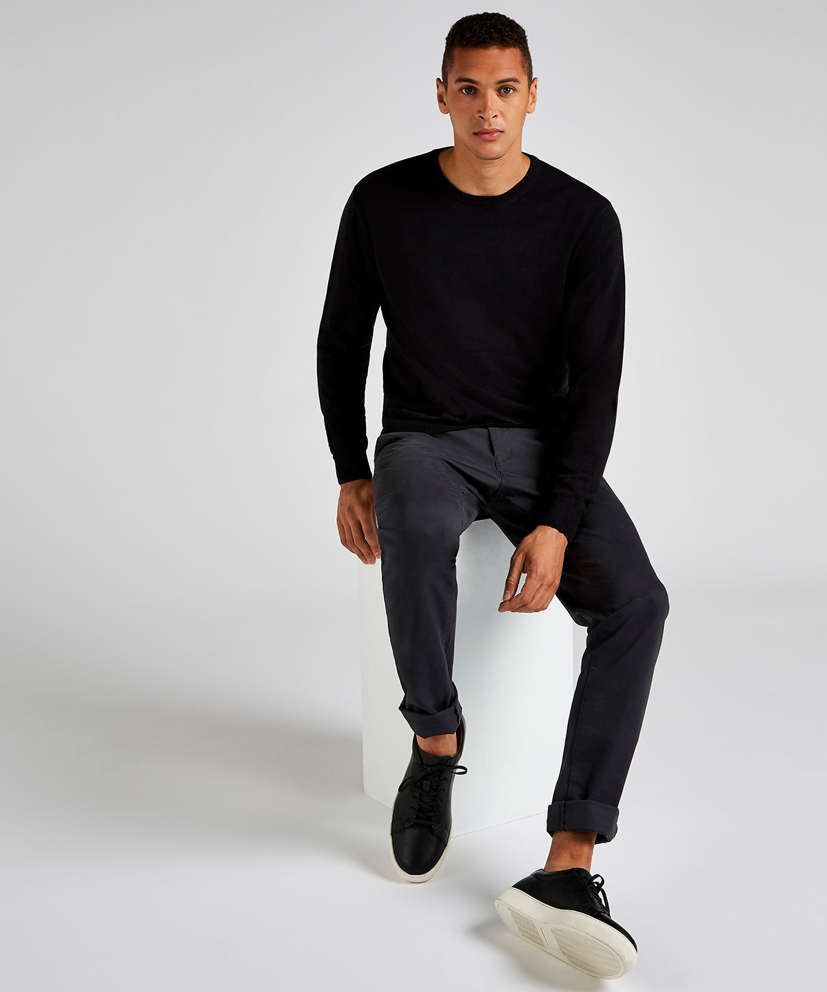 Regular fit Arundel crew neck sweater