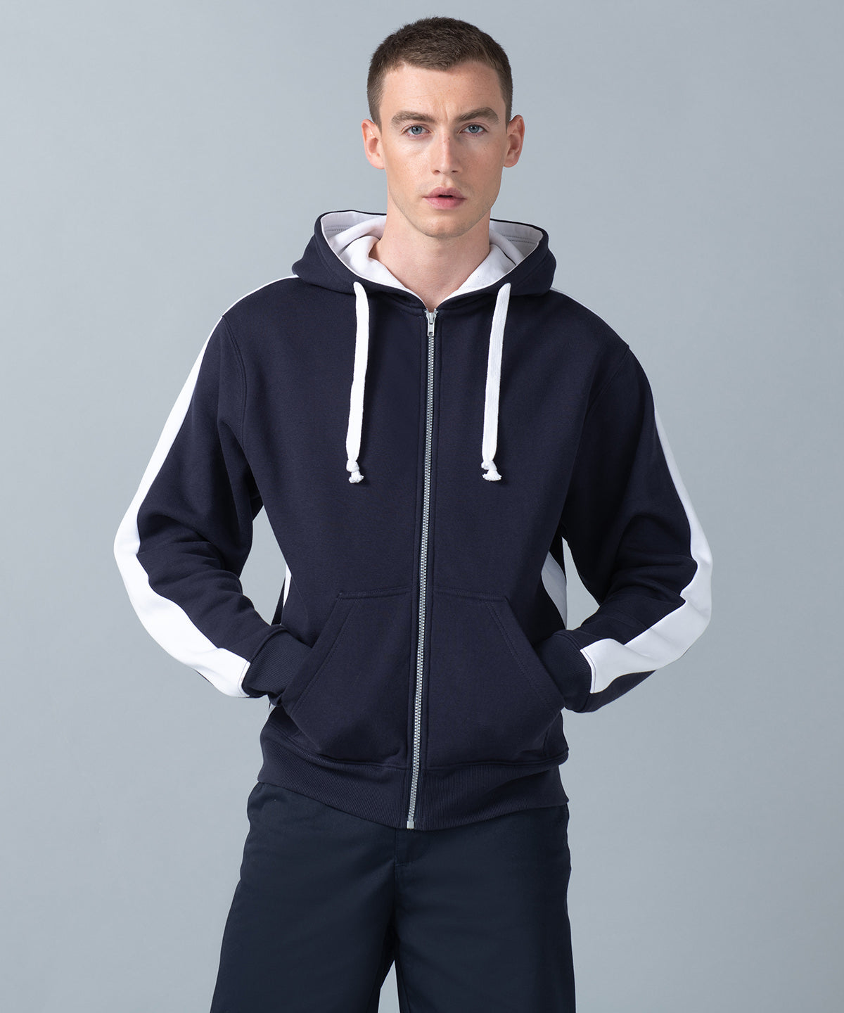 Full-zip hoodie