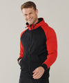 Panelled sports hoodie