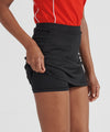 Women's skort with wicking finish