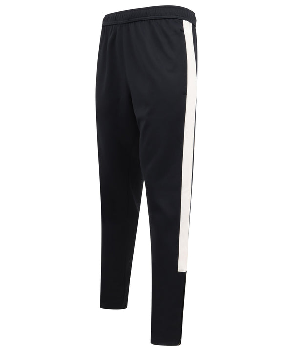 Black - Knitted tracksuit pants Finden & Hales Activewear &  PerformanceCo-ordsLuxe StreetwearMust HavesNew Colours For 2022Sports &  LeisureTeam SportswearTracksuitsTrending