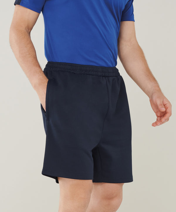 Knitted shorts with zip pockets