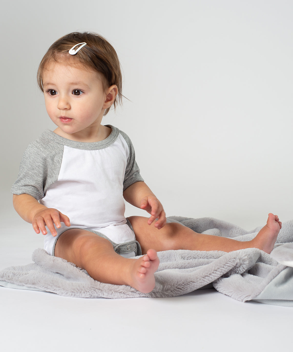 Essential short-sleeved baseball bodysuit