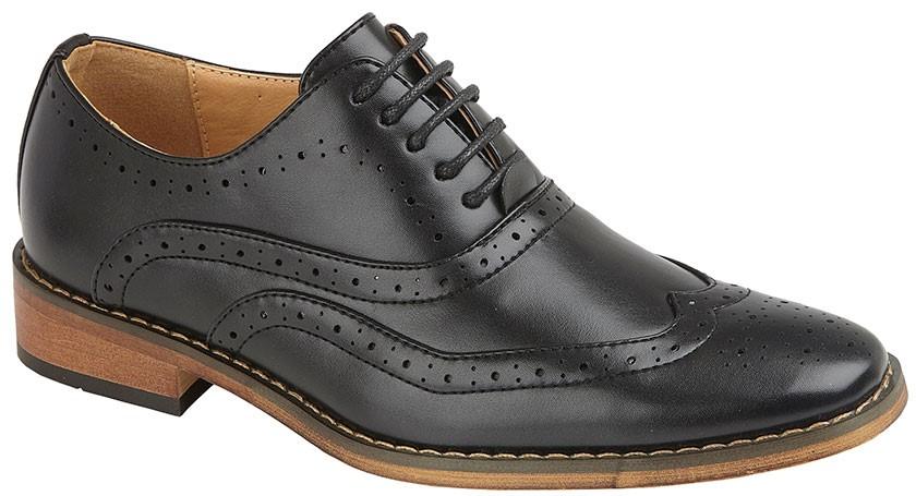 Goor M 363A Black PU Shoe - Schoolwear Centres | School Uniform Centres