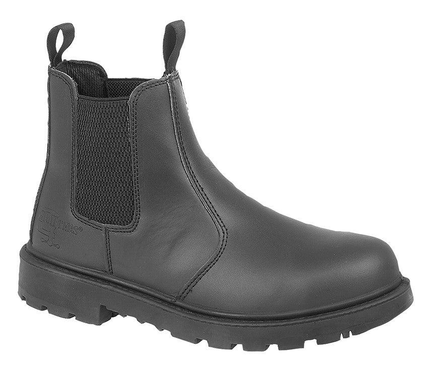 GRAFTERS  'GRINDER'  Safety Twin Gusset Dealer Boot - Schoolwear Centres | School Uniforms near me