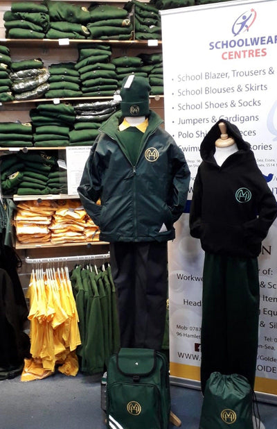 Milton Hall Primary School - Bottle Reversible Jacket  with Hood / School Logo - Schoolwear Centres | School Uniforms near me